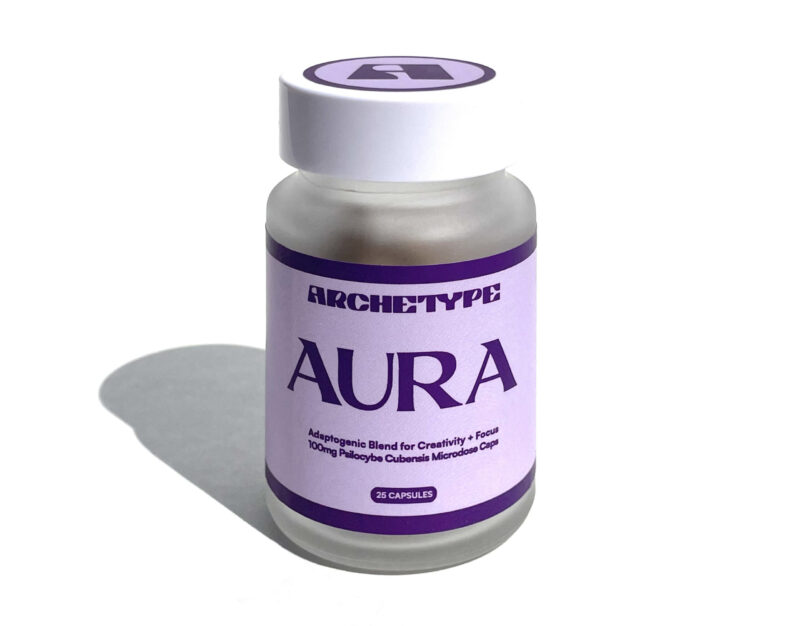 ARCHETYPE AURA Microdose Capsule di funghi (flacone da 25)