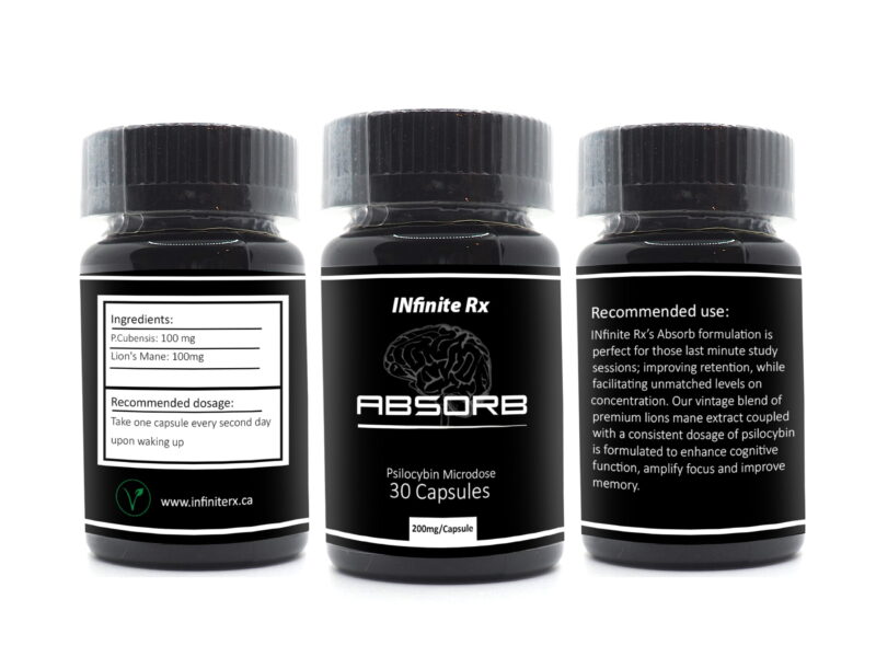 INfinite Rx (Absorb) mikrodosering af psilocybin-kapsler