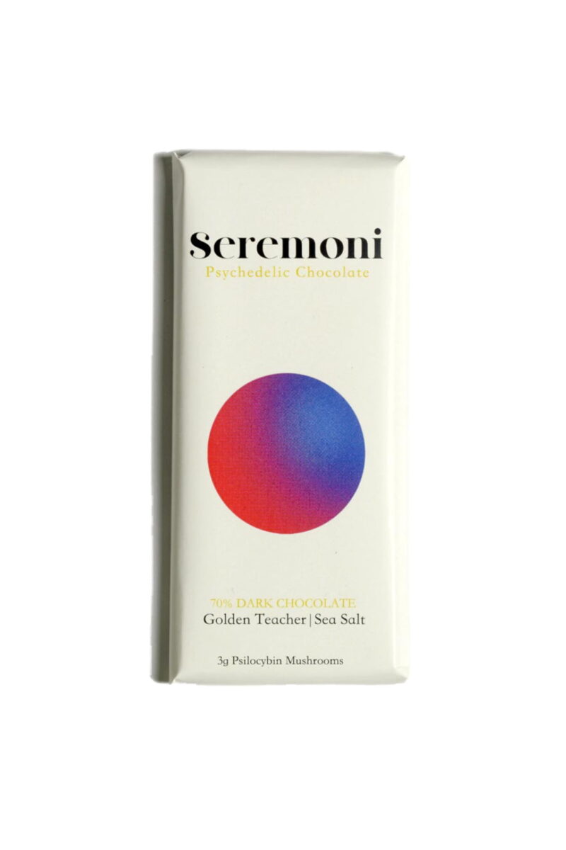 Seremoni Psilocybin Chocolate Bar Edibles (havsalt og gyldne lærersvampe)
